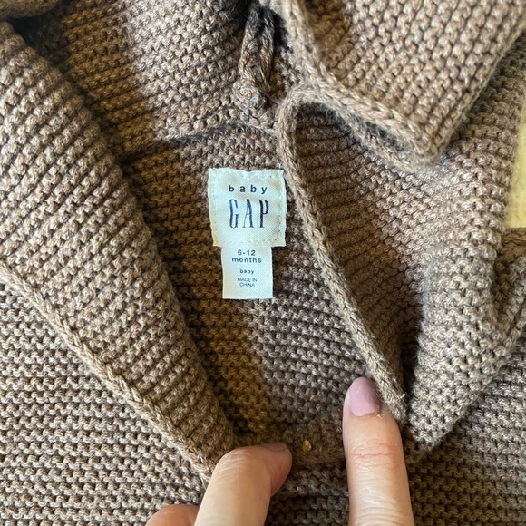 GAP baby knit bear sweater like new - Picture 3 of 4